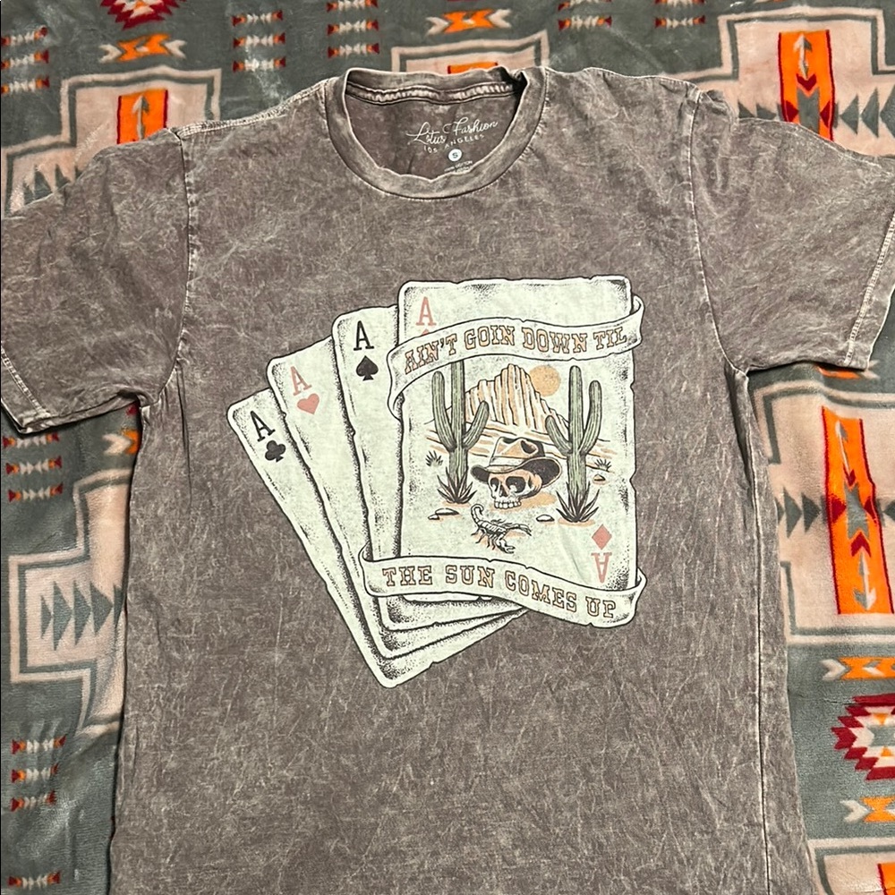 Western Acid Wash T-shirt